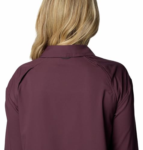 Columbia Womens Silver Ridge Utility Long Sleeve Shirt, Moonvista, S