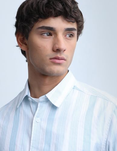 Vertical Striped Slim Fit Shirt