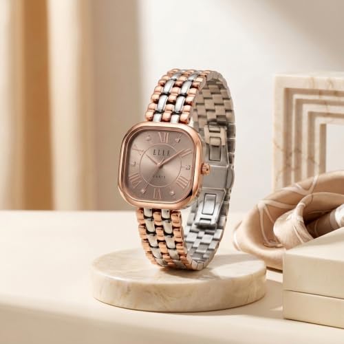 ELLE Women's Watch Cherie Grey Square Dial EL-CH-Gry