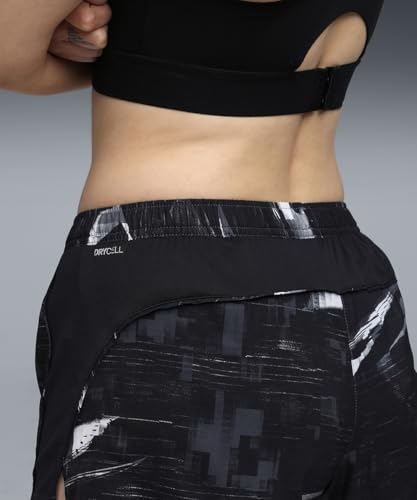 PUMA , Women, W Run Velocity AOP 3" Short, Black, XL (52760101)