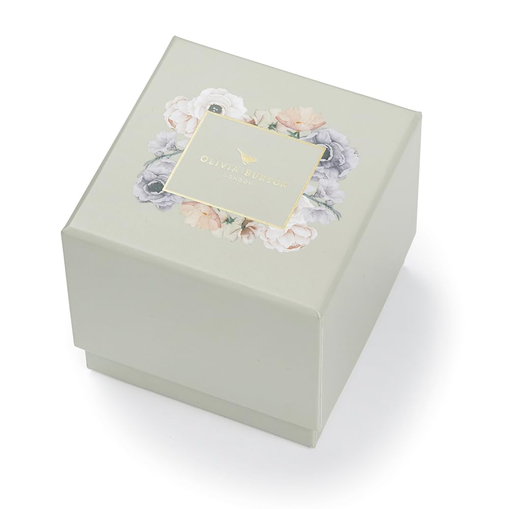 Olivia burton Celestial Qtz Basic Black & Resin & Ss Glitter Round Dial Women's Watch|Ionic Plated Rose Gold Steel Material|Gold Color Band - OB16GD33