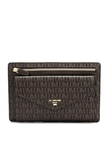 Da Milano Genuine Leather Brown Clutch (Small)