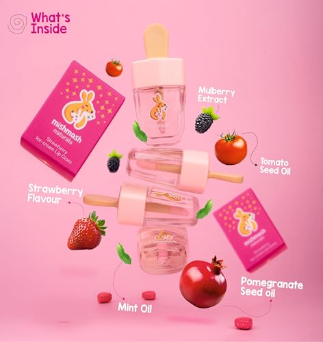 Mishmash Naturals Kids Makeup Kit | Blush, Lip Balm & Gloss | Pack of 3