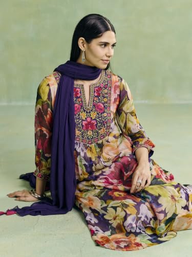 Aarke Ritu Kumar Multi Celestiall Kurta With Pant And Dupatta