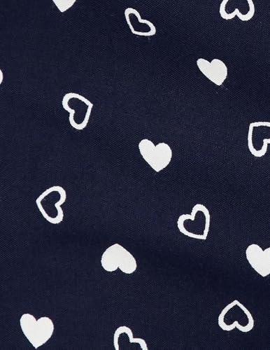 Max Women Heart Printed Capris (SP24CWC02NAVY)_XS