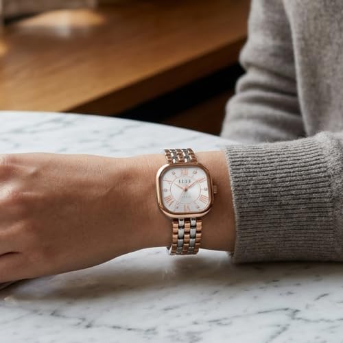 ELLE Women's Watch Cherie Silver Square Dial EL-CH-SVR