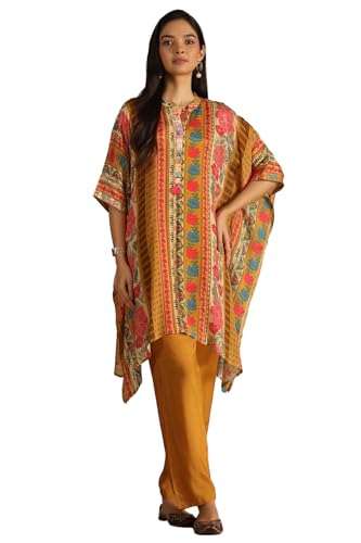 Soch Women's Georgette Salwar Suit Set (OWA5CD22221_Mustard