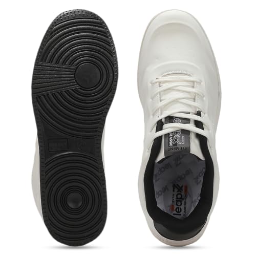 Liberty LEAP7X MILKSTO-1E White Sporty Casual Lacing Sneakers for Men - 41