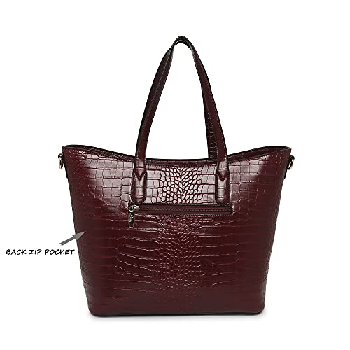 Lavie Hailey Womens Large Tote Handbag (Red)
