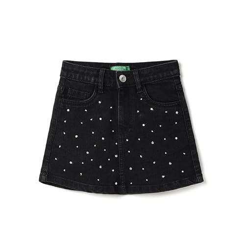United Colors of Benetton Pearls Regular Fit Denim Skirt