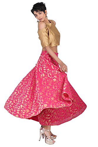 W for Women Full Maxi Skirt (18FES55455-72624_Pink_WM)