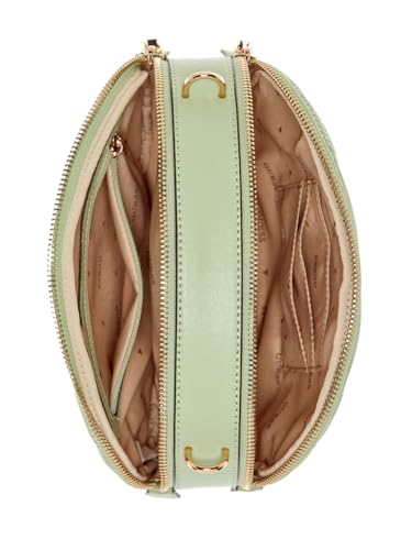 GUESS Celadon Quilted Tamsin Double Zip Crossbody Bag
