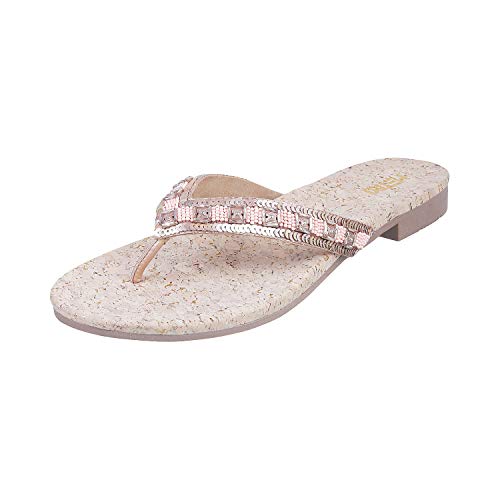 Metro Womens Synthetic Chikoo Slippers (Size (3 UK (36 EU))