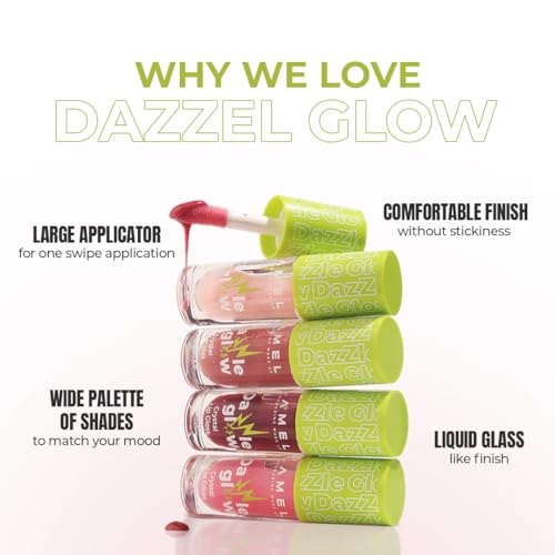 LAMEL Lip Gloss – Glossy Hydrating Lip Gloss with High Shine Finish, Non-Sticky, Lightweight & Long-Lasting Formula (Blossom, 5ml)