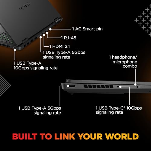 HP Omen 16, Intel Core Ultra 7 255H, 8GB RTX 5050, 24GB DDR5(Upgradeable) 1TB SSD, 2K IPS 165Hz 400 nits, 3ms RT, 16''/40.6cm, Win11, Office24, Black, 2.4kg, am0240tx, Xbox Gamepas* RGB Gaming Laptop
