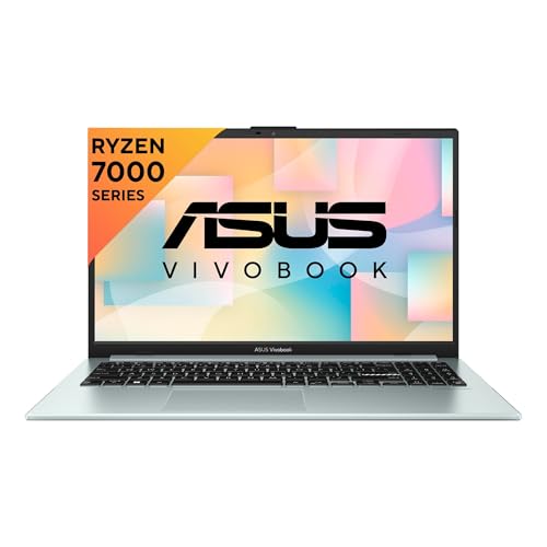 ASUS Vivobook Go 15 (2026), AMD Ryzen 3 7320U, AMD Radeon iGPU,8GB, 512GB, FHD, 15.6", (39.6 cm),Windows 11, M365 Basic(1 Year)* Office 2024, Green Gray, 1.63 Kg, E1504FA-BQ2323WS, Thin & Light Laptop