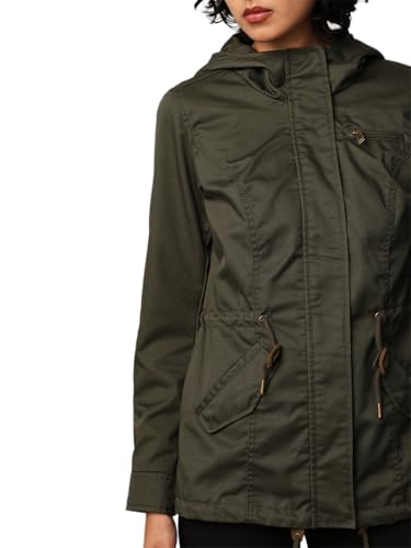 ONLY Women's Parka Coat (15216452-Forest Night_Forest