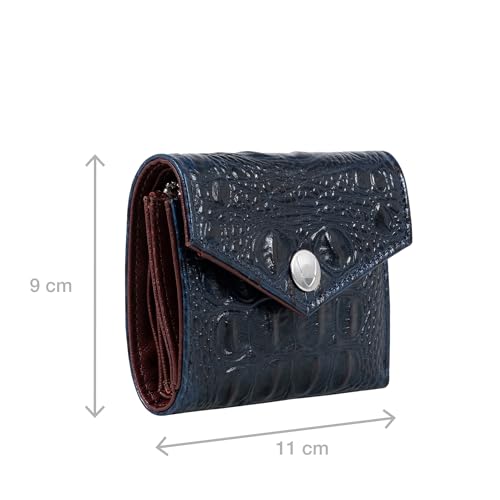 Hidesign Women's Genuine Leather Tri Fold Wallet