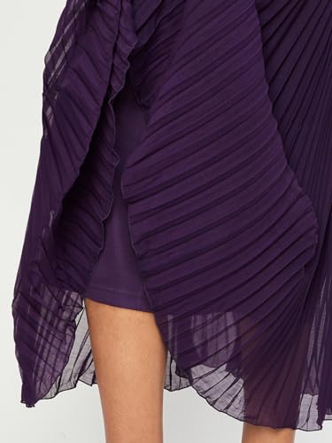 Max Polyester Western Skirt Violet