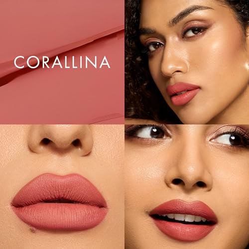 HYUE HydraMatte™ Liquid Lipstick | The Signature Set: Corallina, Biscotti Hottie, Terracotta Tease, Mauve-licious, Fine Wine | 11ml | Soft-Matte Long-Wear | with Jojoba, Almond & Gooseberry Extracts