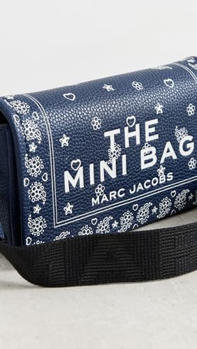 Marc Jacobs Women's The Bandana Mini Bag, Navy Multi, One Size, The Bandana Mini Bag