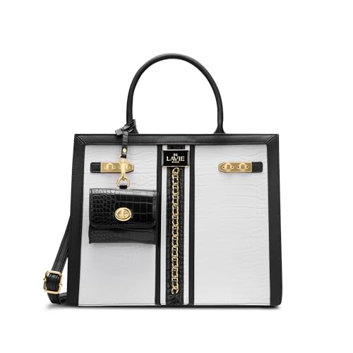 LAVIE PARIS Women's Louvre Chain Satchel Bag | Satchel Handbag for Work | Ladies Purse | Stylish Shoulder Bag | Gift for Women