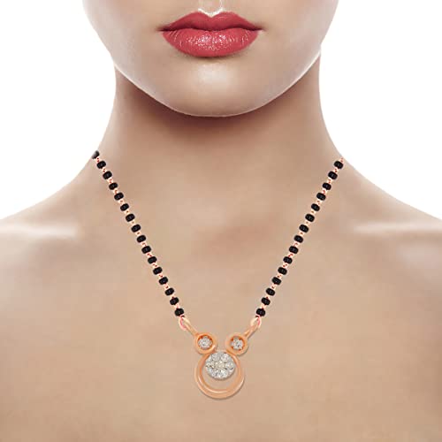 WHP Jewellers Pendant For Women, 14KT (585) BIS Hallmark Pure Gold, Pendant Jewellery, Womens Gold Pendant, Anniversary Gift For Wife, Simple Pendant For Women-DPND22081350