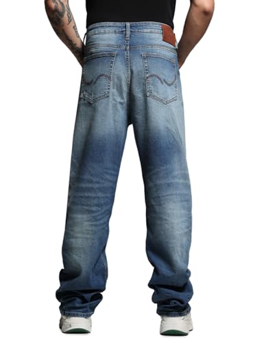 Jack & Jones Men Solid Anti Fit Low Rise Stretchable Blue Jeans