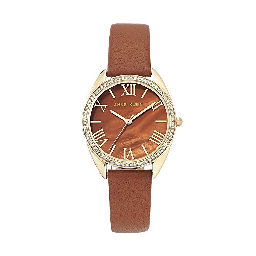 Anne Klein Analog Brown Dial Women's Watch-AK3242BMBN