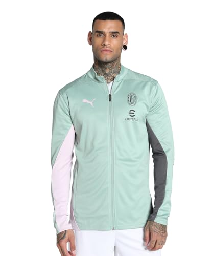 Puma Men's A-Line Coat (777508_Green Fog-Grape Mist