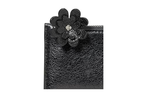 kate spade new york Devin Smooth Leather Small Slim Bifold Wallet, Black