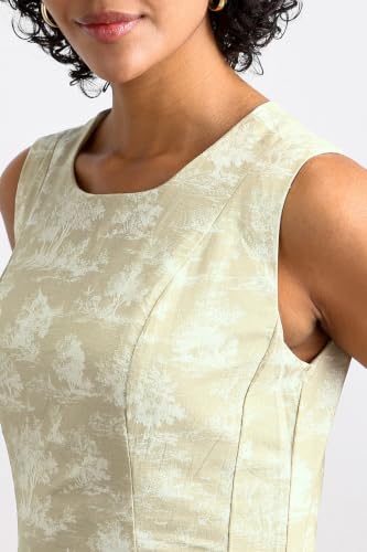 Women Cream Printed Casual Dress