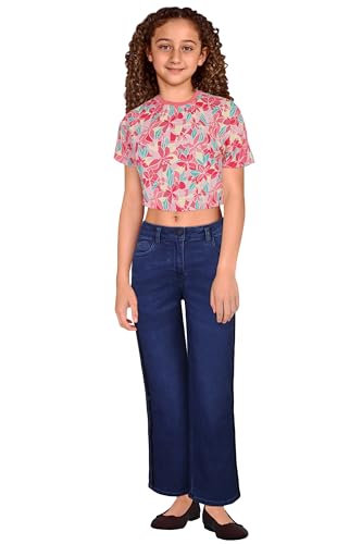 Allen Solly Girl's Regular Fit T-Shirt (AGKCERGFR34980_Pink