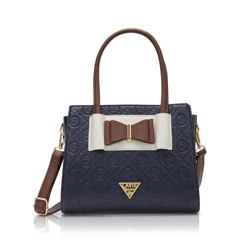 Lavie Signature Women's Geneva Colourblock Satchel Handbag for Women | Satchel Bag for Work | Ladies purse | Stylish Shoulder Bag | Gift For Women
