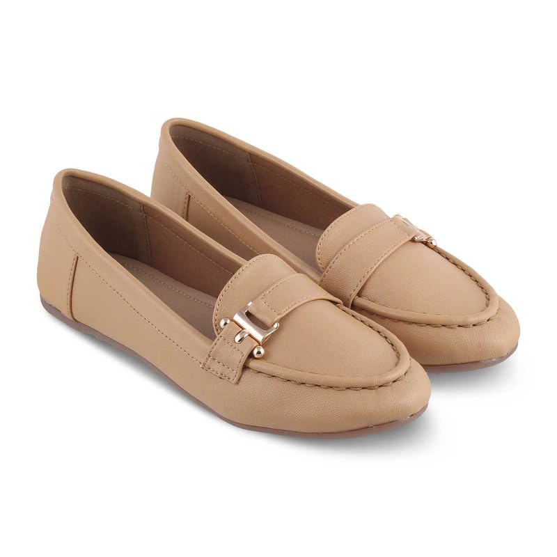 tresmode 239-LATIVA Beige Women Loafers EU/36 UK/3