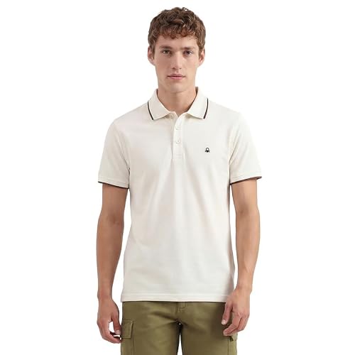 United Colors of Benetton Regular Fit Polo Neck Solid T-Shirt