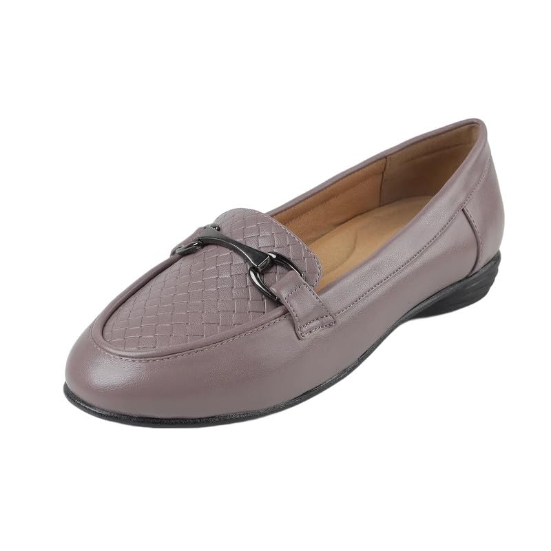 tresmode MOR Grey Women's Casual Loafers in Size 7 UK / 40 EU