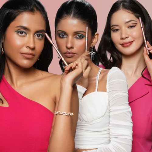 Typsy Beauty Double-Ended Eyeliner & Eyeshadow | Matte & Metallic Creamy Dual-Ended Eyeliner Pencil | One Swipe Application | Long-Lasting & Waterproof | Available in 5 shades | 2g (Blue Bombsicle 02)