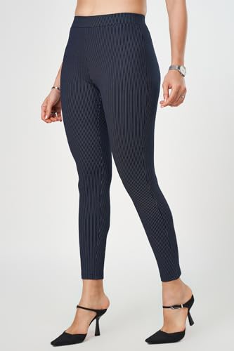 Annabelle by Pantaloons Women's Skinny Casual Pants (110155199019_Baritone Blue