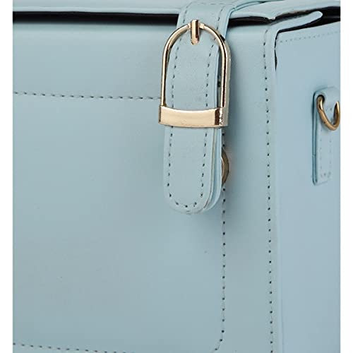 ACCESSHER stylish trendy Blue Solid Sling Bag for girls and women pack of 1