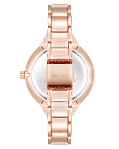 Nine West Women's Bracelet Watch, Rose Gold-Tone, NW/2336RORG