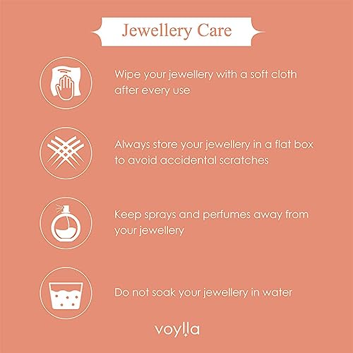 VOYLLA Oval Cut Emeralds Embellished Floral Motif 925 Sterling Silver Box Set For Women|Womens Jewellery Set|Gift For Women|Womens Gift|Gift For Her|