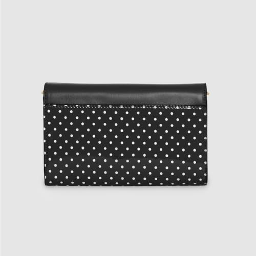 ESBEDA Black Color Candy Dot Shoulder Bag
