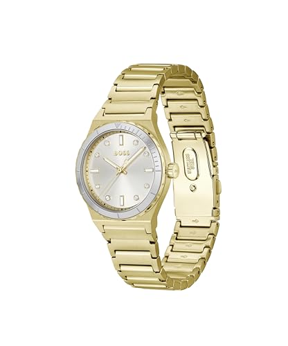 Boss Candor Sport Qtz Basic Silver White Round Dial Women's Watch- 1502789