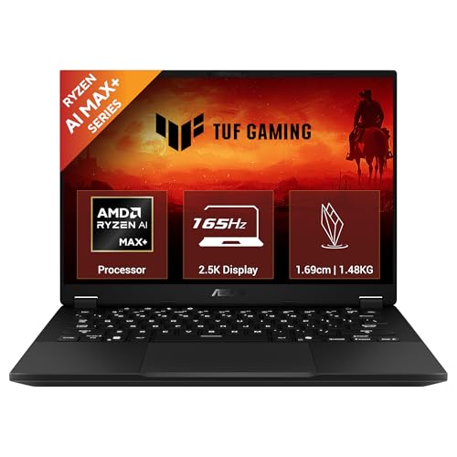 ASUS TUF A14 (2026),AMD Ryzen AI MAX+ 392, AMD Radeon 8060S iGPU,32GB RAM,1TB SSD, QHD+, 14"(35.5 cm),Windows 11, M365 Basic(1Y)* Office 2024,Jaeger Gray,1.48 Kg,FA401EA-RG020WS, Creator/Gaming Laptop