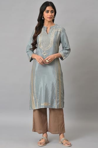 W Pure Cotton Strechable Parallel Pants for Women | Pure Cotton Parallel Pants for Women | Trousers for Women | W for Woman