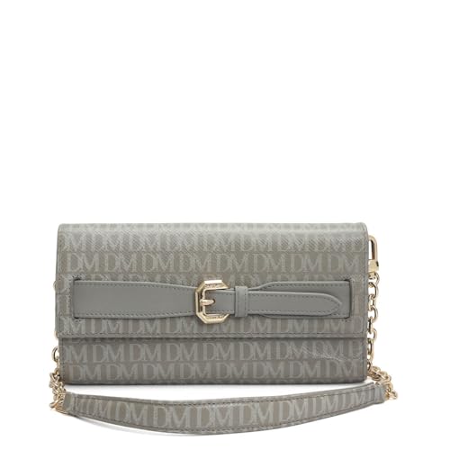 Da Milano Leather Sling Wallet for Women - Grey (LSW-10442)