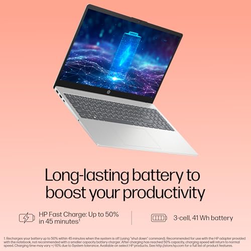 HP 15, 13th Gen Intel Core i5-1334U Laptop (8GB RAM, 512GB SSD), Anti-Glare, 15.6"/39.6cm, FHD, Win 11, MS Office 2021, + HP Care Pack 2 Years Additional Warranty with Onsite Support