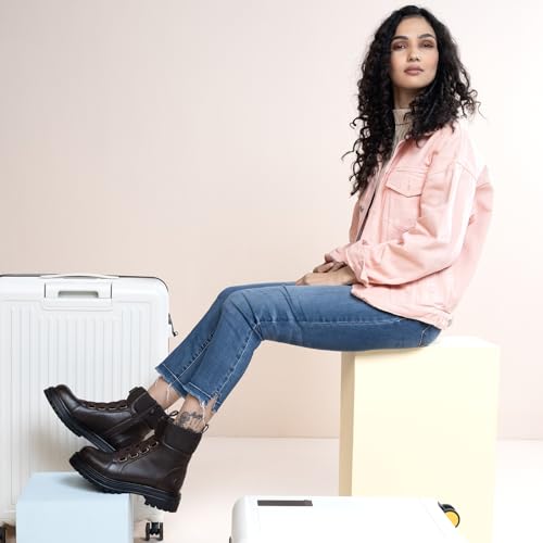 YOHO Slays Model 002 Boots for women | Trendy Boots | durable outsoles |cushioned insoles | Stylish Casual Shoes|Comfortable Fit | Chocolate Brown - UK 7