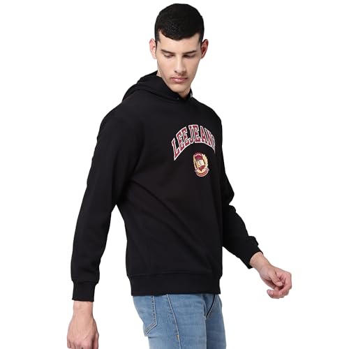 Lee Mens Black Graphic Sweatshirts